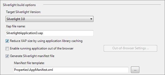 SilverlightBuildOptions