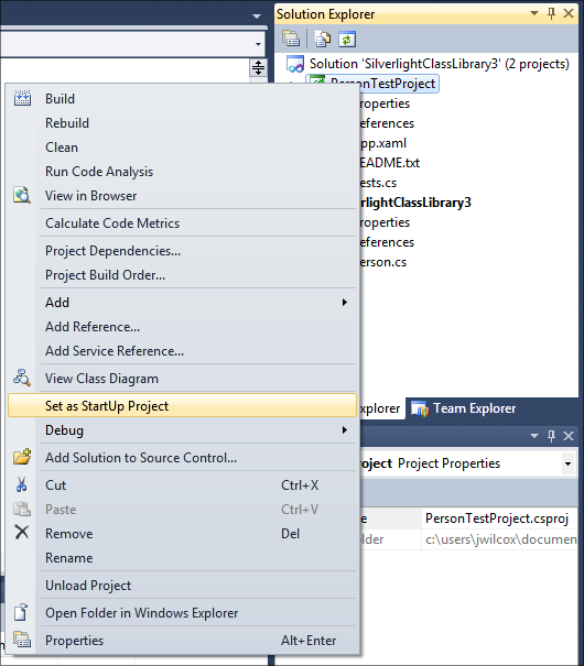 VisualStudioSetAsStartupProject